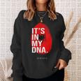 Es Ist In Meiner Dna Albanian Albania Origin Genetics Sweatshirt Geschenke für Sie