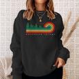 Evergreen Vintage Stripes Anderson Island Washington Sweatshirt Gifts for Her