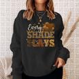 Every Shade Slays Melanin Hearts Black History Month African Sweatshirt Gifts for Her