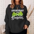 Everyday I'm Brusselin Cute Food Pun Vegan Lover Sweatshirt Gifts for Her