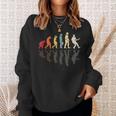 Evolution Of Man Guitar Band Retro Vintage Guitarist Sweatshirt Gifts for Her