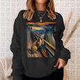 Expressionist Artsy Devon Rex Cat Artistic Devon Rex Cat Sweatshirt Gifts for Her