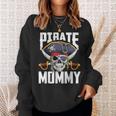 Family Skull Pirate Mommy Jolly Roger Crossbones Flag Sweatshirt Gifts for Her