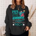 Father's Day Papa Superheroersucht Das Beste Geschenk Father S Sweatshirt Geschenke für Sie