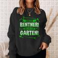 Finally Pensioner Garden Joke Pension Pension Hobby Sweatshirt Geschenke für Sie