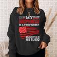 Firefighter Nephew Bravery Is In His Blood Sweatshirt Gifts for Her