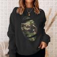 Football Camouflage College Team Coach Camo Sweatshirt Gifts for Her
