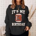 Football It's My 8Th Birthday 8 Years Old Boy Girl Sweatshirt Gifts for Her