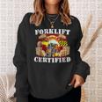 Forklift Certified Forklift Oddly Specific Meme Sweatshirt Gifts for Her