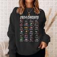 Formula 2024 Calendar For Racing Car Fans Sweatshirt Geschenke für Sie