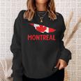 Formula Montreal Canada Racing Circuit Car Map Grand Prix Sweatshirt Gifts for Her