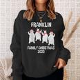 Franklin Family Name Franklin Family Christmas Sweatshirt Gifts for Her