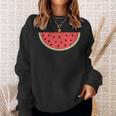 Free Palestine Subtle Watermelon Gaza Human Rights Sweatshirt Gifts for Her