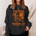 Freedom Or Death Ironhead Motorcycles Bike Riding Sweatshirt Gifts for Her