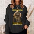 Freedom Will Rain Hell Of Diver Lovers Outfit Sweatshirt Gifts for Her