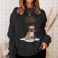 Frenchie Santa Xmas Merry Christmas French Bulldog Sweatshirt Gifts for Her