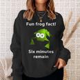 Fun Frog Fact Six Minutes Remain Cursed Frog Sweatshirt Gifts for Her