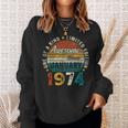 50 Year Old January 1974 Retro 50Th Birthday Men Sweatshirt Gifts for Her