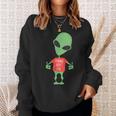 Alien Humans Aren't Real Cute Ufo Sweatshirt Gifts for Her
