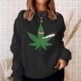 Cannabis Kiffer Leaf Joint Amsterdam Tourist Sweatshirt Geschenke für Sie
