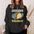 Cat And Taco Tacocat Spelled Backward Is Tacocat Sweatshirt Gifts for Her