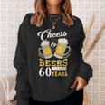 Cheers And Beers To My 60 Years 60Th Birthday Sweatshirt Gifts for Her