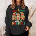 Cinco De Mayo With My Gnomies Trio Gnomes Boys Girls Sweatshirt Gifts for Her