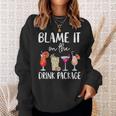 Cruise 2024 Blame It On The Drink Package Sweatshirt Gifts for Her