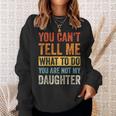 Dad Father And Daughter Matching Family Retro Vintage Sweatshirt Gifts for Her