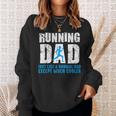 Print Dad Runner Marathon Idea Jogging Sweatshirt Gifts for Her