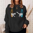 Dimensional Portal Cat Nerd Geek Sweatshirt Gifts for Her