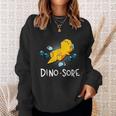 Dinosaur Workout Gym Fitness Lifting Cute Dino Sore Sweatshirt Gifts for Her