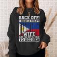 Filipino Husband Philippines Flag Roots Heritage Sweatshirt Gifts for Her