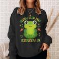 Frog Happy Leap Day February 29 Birthday Leap Year Sweatshirt Gifts for Her