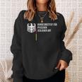 German Federal Institute For Pfuschen Of Any Kind Black Sweatshirt Geschenke für Sie