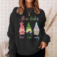 Happy Valentines St Patrick Easter Happy Holiday Gnome Sweatshirt Gifts for Her