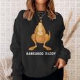 Kangaroo Daddy For Dad Farmer Lover Kangaroo Sweatshirt Gifts for Her