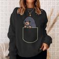 Mole In Chest Pocket Mole Pocket Sweatshirt Gifts for Her
