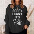 Padel Quote Paddle Tennis Player Vintage Racquet Ball Sweatshirt Gifts for Her