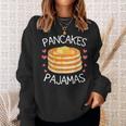 Pancakes Pajamas Cute Kawaii Pancakes Lover Sweatshirt Gifts for Her