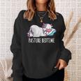 Pasture Bedtime Cute Cow Sleeping Pajamas Pjs Napping Sweatshirt Gifts for Her