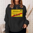 Pensioner Place Sign Retirement After Arbeit Sweatshirt Geschenke für Sie