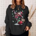 Santa North Pole Ugly Christmas Pole Dancer Santa Sweatshirt Gifts for Her