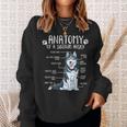Siberian Husky Dog Holder Anatomy Dog Sweatshirt Geschenke für Sie