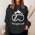 Snowboard Schifoan Snowboarder Skiing Ski Sweatshirt Geschenke für Sie