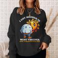 Solar Eclipse West Virginia 2024 Mooned Humor Sweatshirt Gifts for Her