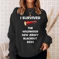 I Survived The Wildwood New Jersey Blackout 2023 Sweatshirt Gifts for Her