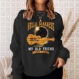 Total Solar Eclipse 2024 Hello Darkness My Old Friend Sweatshirt Gifts for Her