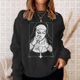 Unholy Drug Nun Costume Dark Satanic Essential Horror Sweatshirt Gifts for Her