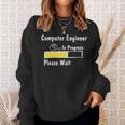 Futuro Ingeniero Informático En Progreso Ingeniería Informática Manga Larga Camisa de entrenamiento Regalos para ella
